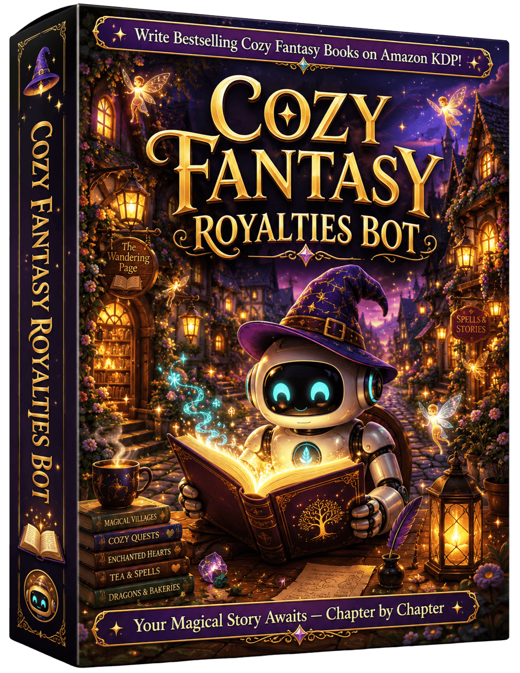 Cozy Fantasy Royalties Bot 3D box