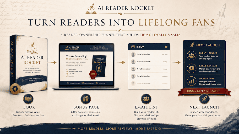 How readers flow from Amazon back to you with AI Reader Rocket