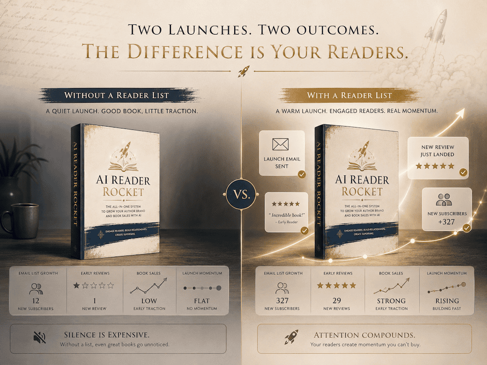 Two launches, two outcomes — the difference is your reader list