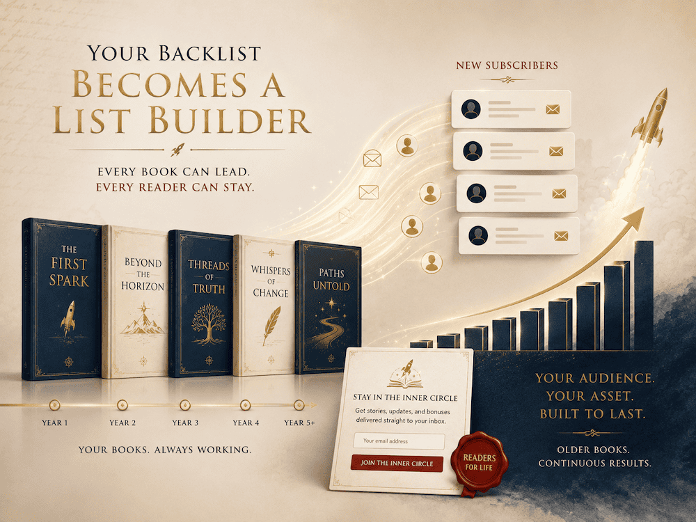 Your books building your growing reader audience