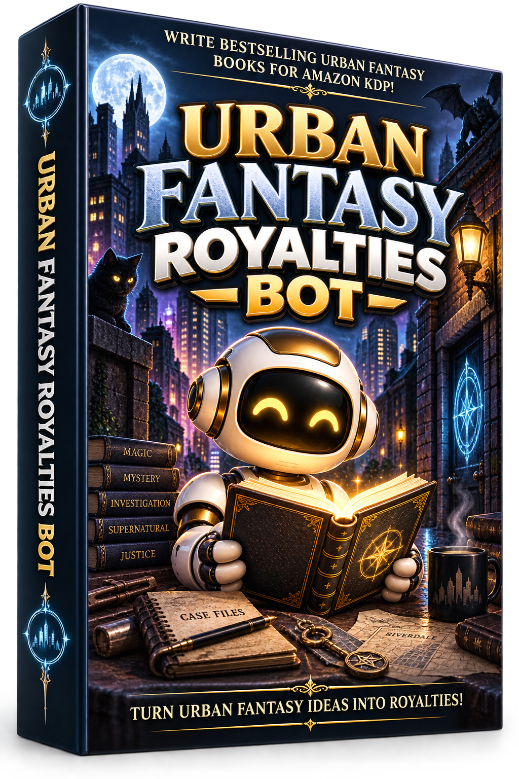 Urban Fantasy Royalties Bot 3D box art